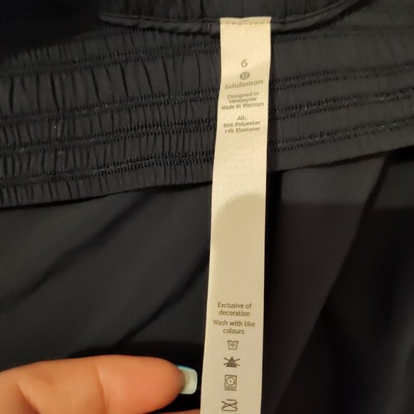NWT Lululemon The Everyday Skirt Size 6 True Navy NEW - Picture 5 of 12